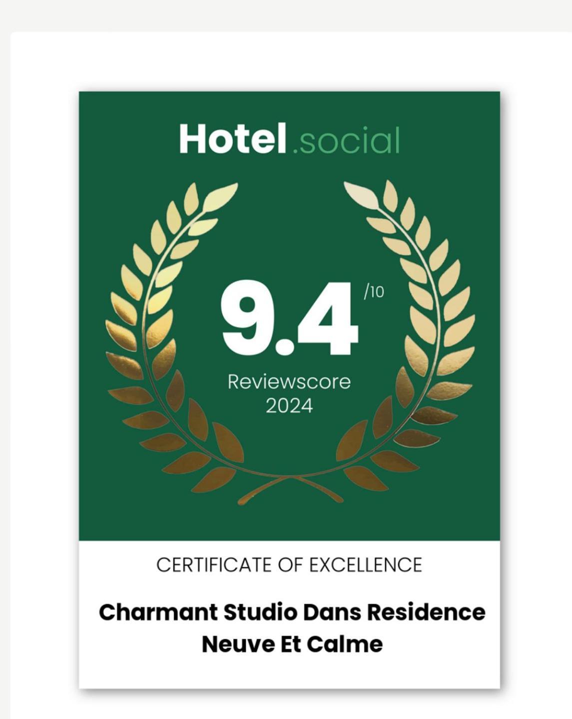 Charmant Studio Dans Residence Neuve Et Calme Corte  Eksteriør billede